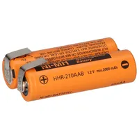 Panasonic 2,4V 2080mAh Akkupack Mignon AA Ni-MH HHR210AA Lötfahne