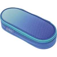 Herlitz Schlampermäppchen befüllt Dip Dye blau/türkis