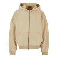 URBAN CLASSICS Heavy Sand Washed 90 ́s Reißverschlusspullover Union