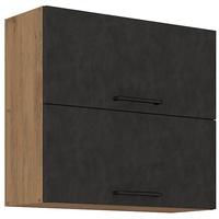 Küchen-Preisbombe Hängeschrank 80 cm Eiche Lancelot Grau 80 x