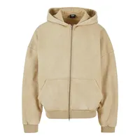 URBAN CLASSICS Heavy Sand Washed 90 ́s Reißverschlusspullover Union