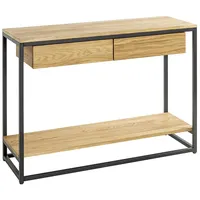 Haku-Möbel HAKU Möbel Konsolentisch Massivholz eiche 100,0 x 35,0