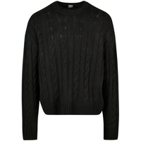 URBAN CLASSICS Boxy Sweatshirt - Black - XL