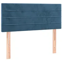 VidaXL Kopfteil Dunkelblau 100x5x78/88 cm Samt