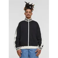 URBAN CLASSICS Retro Trainingsjacke - Black - XL