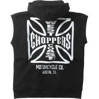 West Coast Choppers Og Atx Reißverschlusspullover - Black -