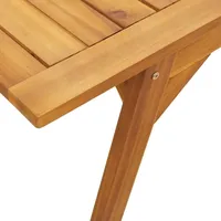 VidaXL 3-tlg. Balkon-Set Massivholz Akazie