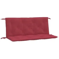 VidaXL Gartenbank-Auflagen 2 Stk. Weinrot 120x50x7 cm Oxford-Gewebe