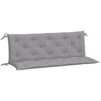 VidaXL Gartenbank-Auflagen 2 Stk. Grau 150x50x7 cm Oxford-Gewebe