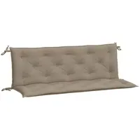 VidaXL Gartenbank-Auflagen 2 Stk. Taupe 150x50x7 cm Oxford-Gewebe