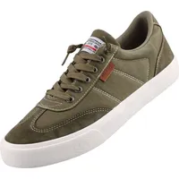Dockers by Gerli Herren Low-Top Sneaker, Männer Halbschuhe,straßenschuhe,Strassenschuhe,Sportschuhe,Freizeitschuhe,Khaki,42 EU