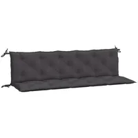 VidaXL Gartenbank-Auflagen 2 Stk. Anthrazit 180x50x7 cm Oxford-Gewebe