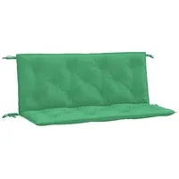 VidaXL Gartenbank-Auflagen 2 Stk. Grün 120x50x7 cm Oxford-Gewebe