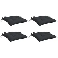 VidaXL Palettenkissen 4 Stk. Schwarz 50x50x7 cm Oxford-Gewebe