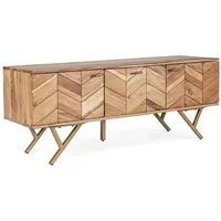 BIZZOTTO TV-Board Raida aus Akazienholz, 130 cm