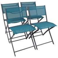 VCM 4er Set Gartenstuhl Balkonstuhl klappbar Maße ca. H.