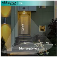 Oktaplex motion Oktaplex 2er Set Tea schwenkbarer Bewegungsmelder Aussen