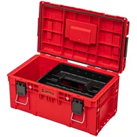QBRICK SYSTEM Werkzeugkoffer Werkzeugkasten Leer Werkzeugkiste PRIME RED Ultra