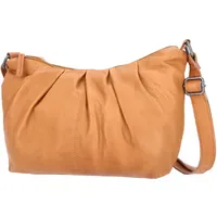The Skandinavian Brand Damen Ledertasche, Schultertasche - Cognac