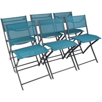 VCM 6er Set Gartenstuhl Balkonstuhl klappbar Maße ca. H.