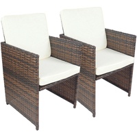 AMBIA GARDEN Gartensessel-Set Raloso 2er- Set ca. 53x84 cm