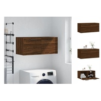 VidaXL Hängeschrank Wandschrank Braun Eichen-Optik 80x36,5x35 cm Holzwerkstoff (1-St)