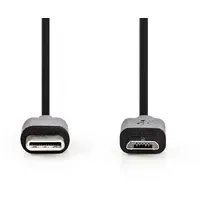 Nedis CCGL60750BK10 USB 2.0 Kabel USB Micro-B Stecker 60