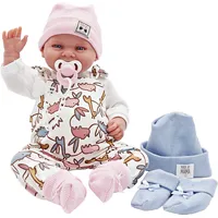 Llorens Lachende Babypuppe Tala/Talo Blau und Rosa mit Sound