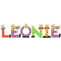 Playshoes Deko-Buchstaben "LEONIE" in bunt | Gr.: onesize