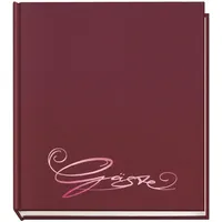 Veloflex Gästebuch Classic, 205x240mm 144 Seiten aubergine