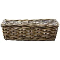 Frank Flechtwaren Pflanzkasten "Rattan", klein ca. 46 x 16