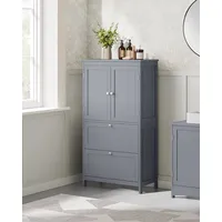 VASAGLE Badezimmerschrank mit 2 Türen und 2 Schubladen