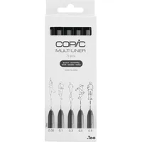 Copic COPIC® Multiliner schwarz 0,05 + 0,1 + 0,3