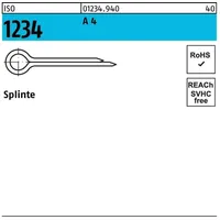 Industrial Quality Supplies DIN 94/ISO 1234 Splinte A 4