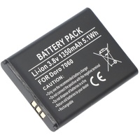 AccuCell Akku passend für Doro 7030, 7080, Li-ion, 3,7V,