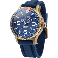 Vostok Europe Herrenuhr Automatik Polar Sun Blau/Braun YN55-597B730