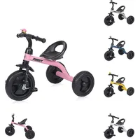 Lorelli Dreirad First ergonomischer Sitz, EVA-Räder, Sitzposition verstellbar pink