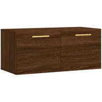 VidaXL Wandschrank Braun Eichen-Optik 80x36,5x35 cm Holzwerkstoff