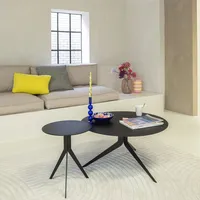 Spinder Design Couchtisch »DALEY«, Couchtisch aus Stahl schwarz