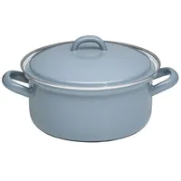 RIESS Kasserolle mit Deckel Ø18cm 1,6L Pure Grey