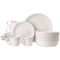 Navaris Steingut Geschirr Set 4 Personen (16 Teile) -