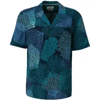 S.Oliver - Slim: Kurzarmhemd mit Reverskragen, Herren, 59A2 BLUE,