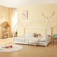 [en.casa] Hesel mit Rausfallschutz 120x200cm Weiß