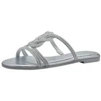 TAMARIS Damen Sandalen 1-27115-42 Silberfarben 941 Silver Textil m...