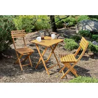 Garden Pleasure Gartentisch ALAMENDA braun quadratisch 55,0 x 55,0