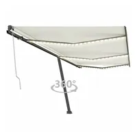 VidaXL Automatische Markise mit LED & Windsensor 600x300 cm