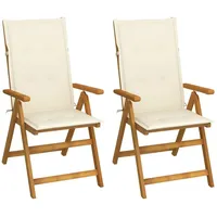 VidaXL Gartenstuhl 2 St. 0 x 0 x 111