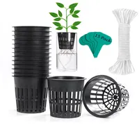 Orimerc 15 Stück 4inch (10cm) Netztöpfe Hydroponik Net Pot