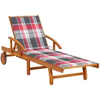 VidaXL Sonnenliege mit Auflage 200 x 67 x 30/51/62/77/85