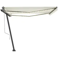 VidaXL Automatische Markise mit LED & Windsensor 400x300 cm